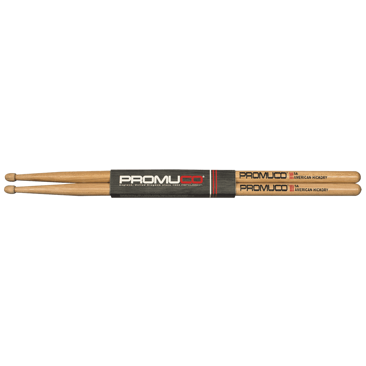 Promuco 18015A American Hickory 5A Wood Tip Promuco Drum Sticks