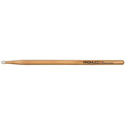 Promuco 1801N2B American Hickory 2B Nylon Tip Promuco Drum Sticks