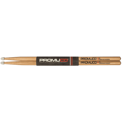 Promuco 1801N5A American Hickory 5A Nylon Tip Promuco Drum Sticks