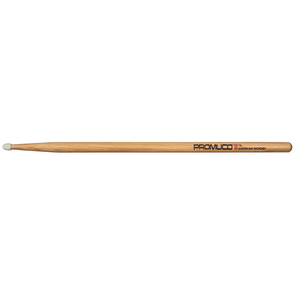 Promuco 1801N7A American Hickory 7A Nylon Tip Promuco Drum Sticks
