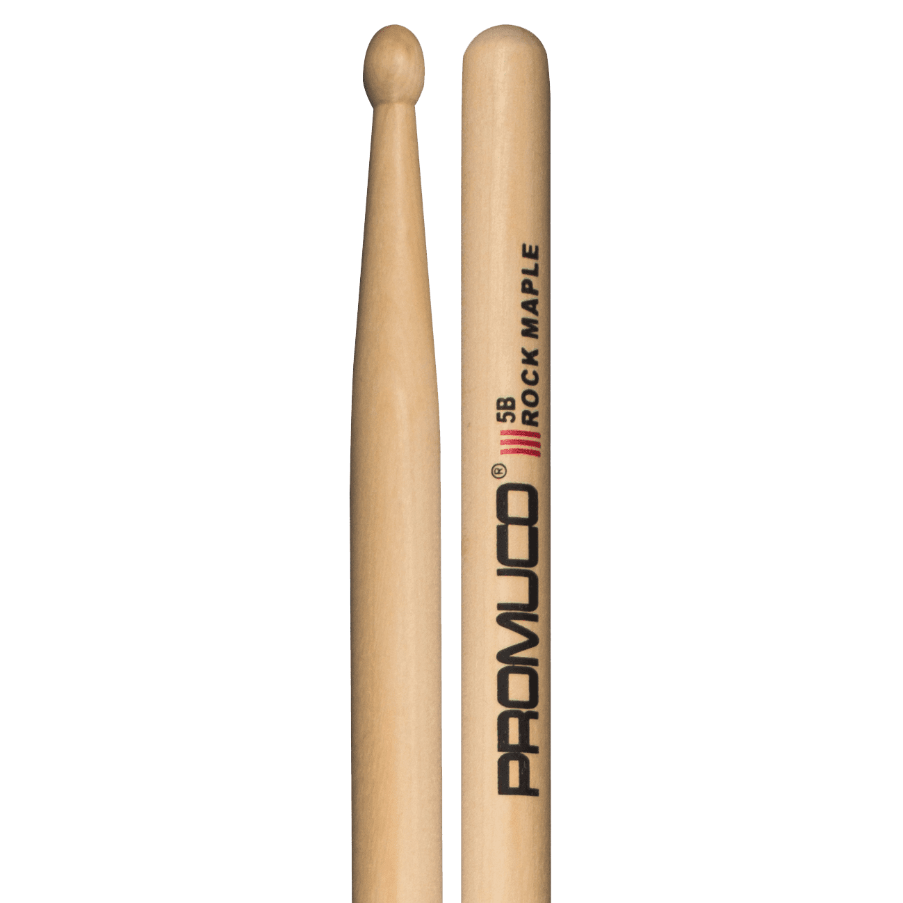 Promuco 18025B Rock Maple 5B Wood Tip Promuco Drum Sticks