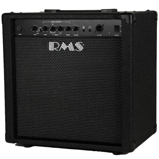 RMS Solid State Series Bass Amp Combo 40-Watt, 1x10" RMS Amplification Bass Amps