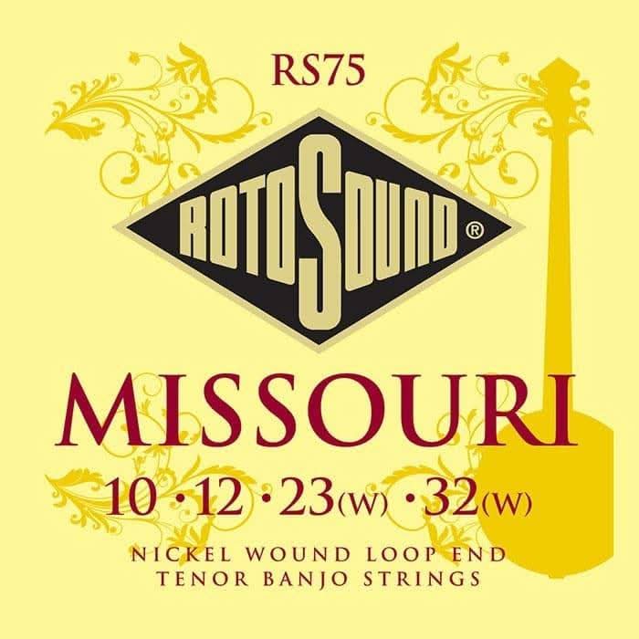 Rotosound RS75 Banjo 4 String Tenor Set - Loop End Rotosound Banjo Strings
