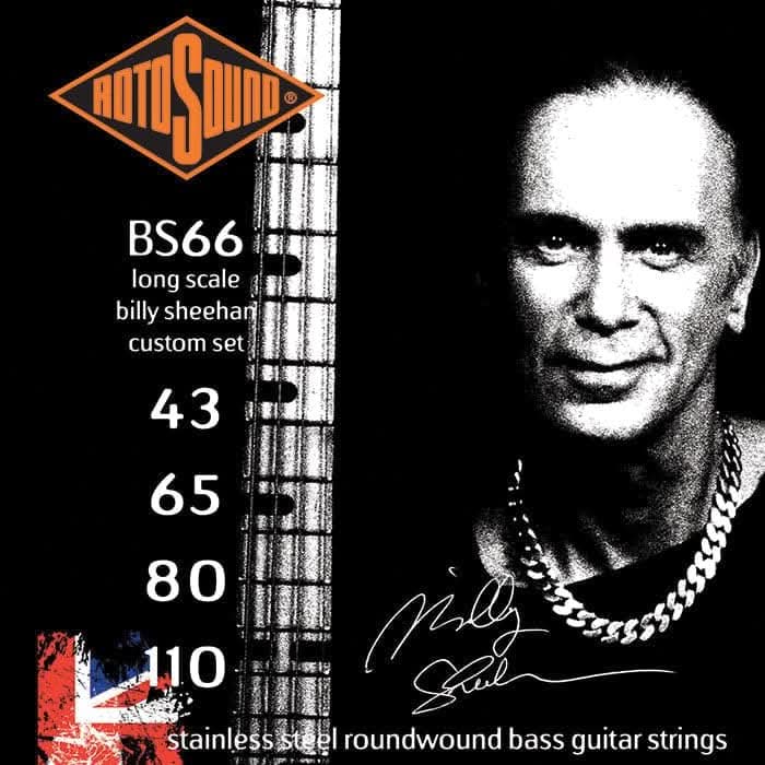 Rotosound BS66 Billy Sheehan Custom String Set Rotosound 
