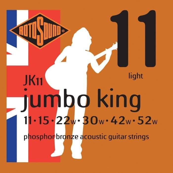 Rotosound JK11 Jumbo King Phosphor Bronze 11 - 52 String Rotosound 