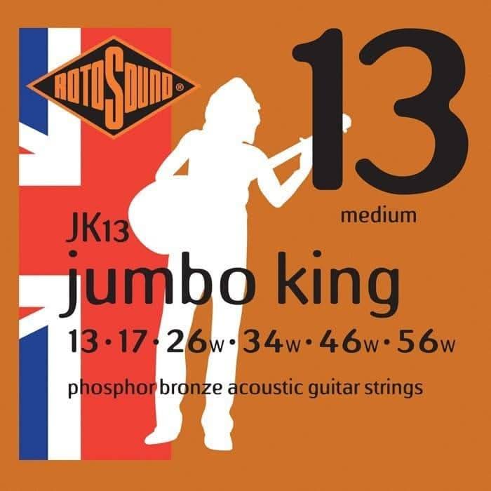Rotosound JK13 Jumbo King Phosphor Bronze 13 - 56 String Rotosound 