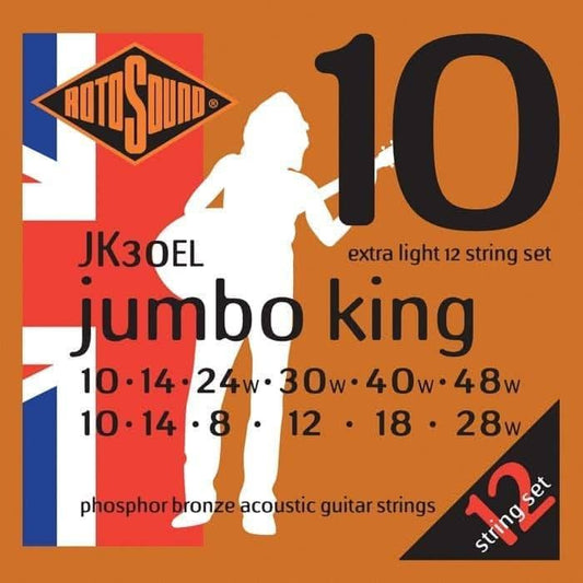 Rotosound JK30EL Jumbo King 12 String Phosphor Bronze Rotosound 