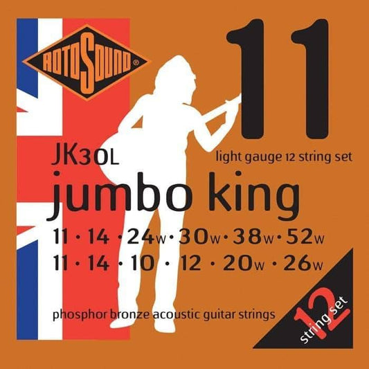 Rotosound JK30L Jumbo King 12 String Phosphor Bronze Rotosound 
