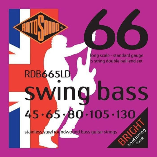 Rotosound RDB665LD Swing Bass 66 Double Ball End 45-130 Rotosound 