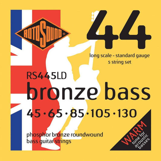 Rotosound RS445LD Acoustic Bronze Bass 5 String 45-130 Rotosound 