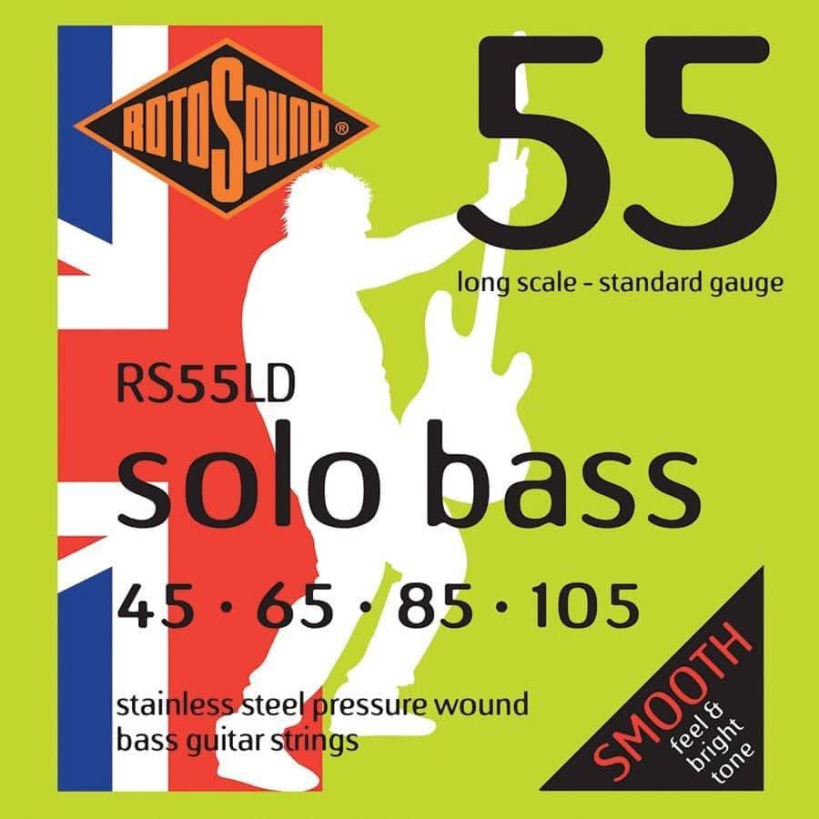 Rotosound RS55LD Solobass Pressure Wound 4 String 45-105 Rotosound 