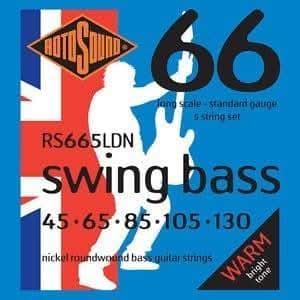 Rotosound RS665LDN Swing Bass 66 5 String 45-130 Nickel Rotosound 