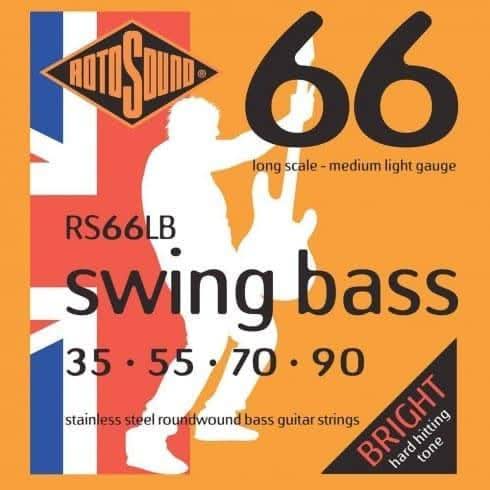 Rotosound RS66LB Swing Bass66 Long Scale 35-90 Stainless Rotosound 
