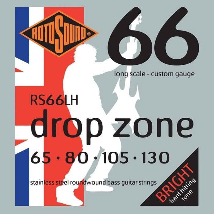Rotosound RS66LH Swing Bass 66 Drop Zone 65-130 Stainless Rotosound 