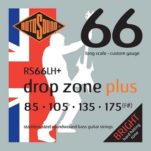 Rotosound RS66LH+ Swing Bass 66 Drop Zone 85-175 Stainless Rotosound 