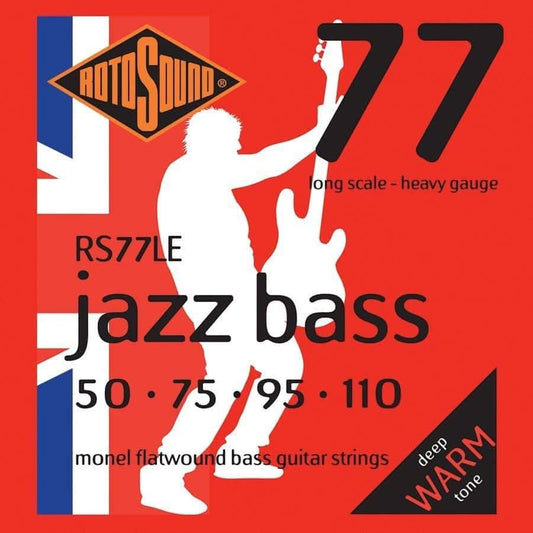 Rotosound RS77LE Jazz Bass 77 Long Scale Heavy 50-110 Monel Rotosound 