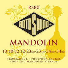 Rotosound RS80 Mandolin Troubadour Phosphor Bronze Rotosound 
