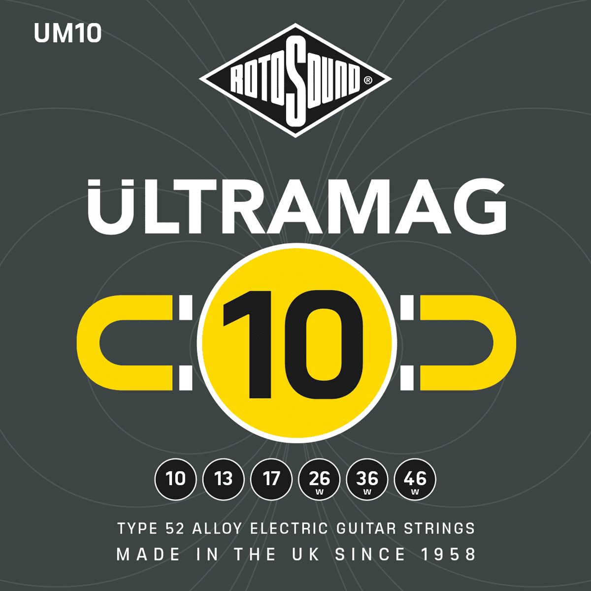 Rotosound RUM10 Ultramag Electric Set 10 - 46 Rotosound 