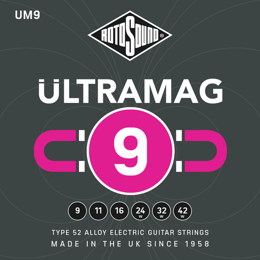 Rotosound RUM9 Ultramag Electric Set 9 - 42 Rotosound 