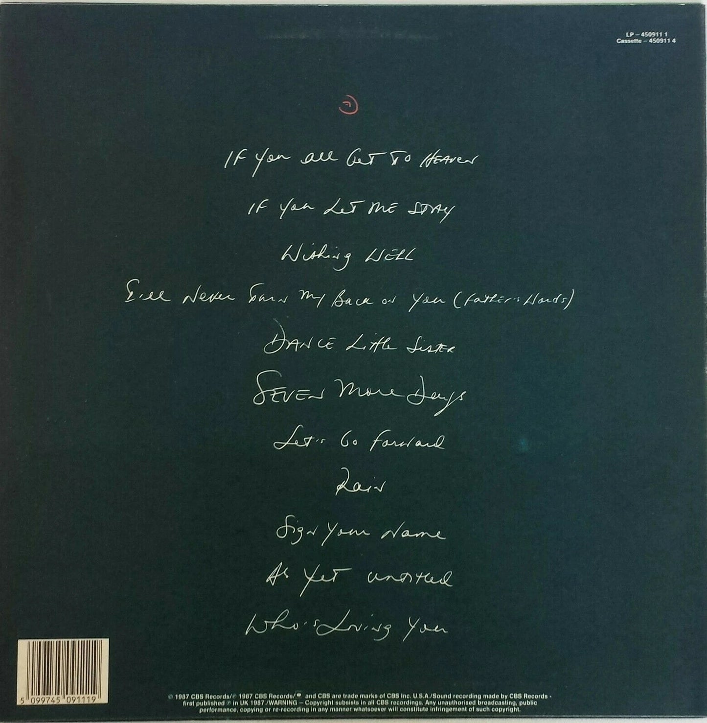 Terence Trent D’Arby – Introducing the Hardline According to Terence Trent D’Arby – Vinyl LP