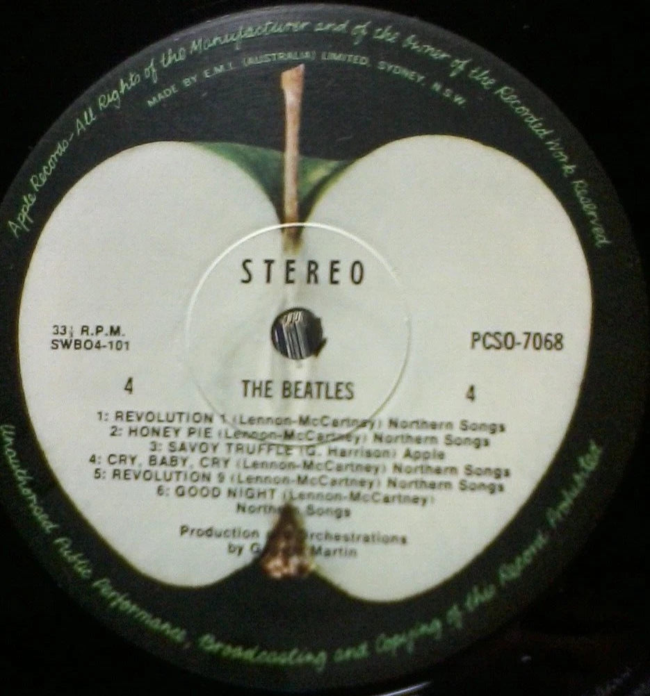 The Beatles – The White Album (2xLP Vinyl Set – Original Australian Pressing)
