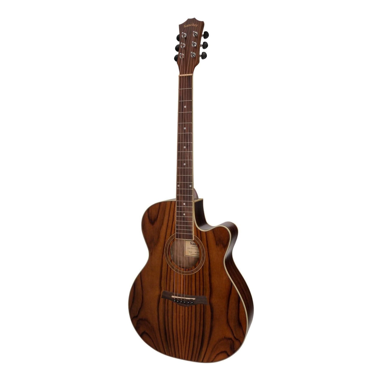 Sanchez Acoustic-Electric Small Body Cutaway Guitar (Rosewood) - GIG Guitars