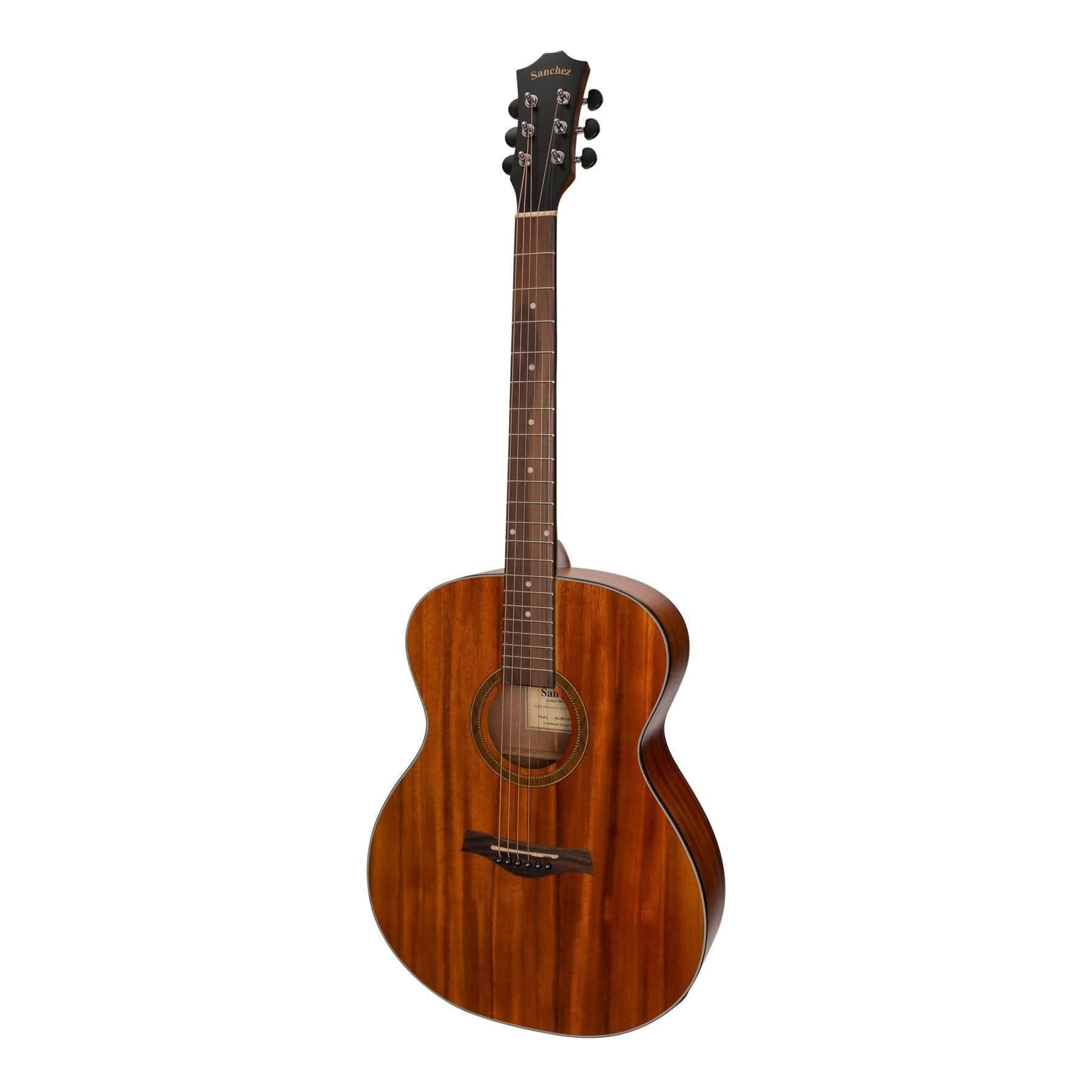 Sanchez Acoustic-Electric Small Body Guitar (Koa) - GIG Guitars