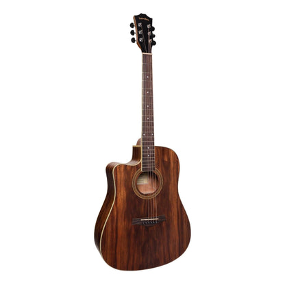 Sanchez Left Handed Acoustic-Electric Dreadnought Cutaway Guitar (Rosewood) - GIG Guitars