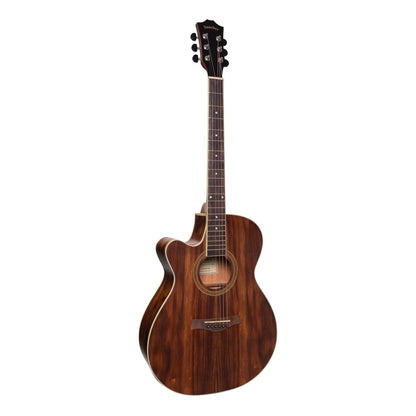 Sanchez Left Handed Acoustic-Electric Small Body Cutaway Guitar (Rosewood) - GIG Guitars