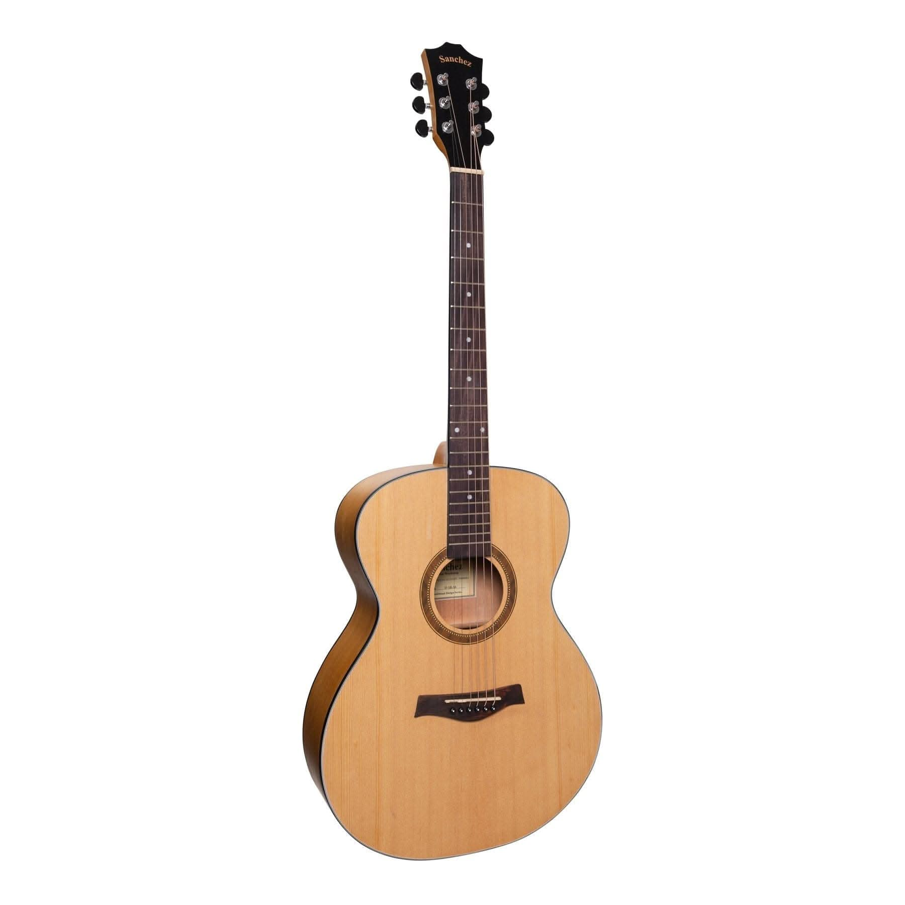 Sanchez Left Handed Acoustic Small Body Guitar (Spruce/Acacia) - GIG Guitars