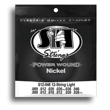 SIT Power Wound Nickel 12-String Light Electric Guitar String Set 9-46 SIT Electric Guitar Strings