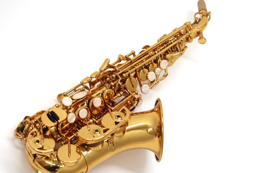 J.Michael SPC-700 Curved Soprano Saxophone in Clear Lacquer Finish