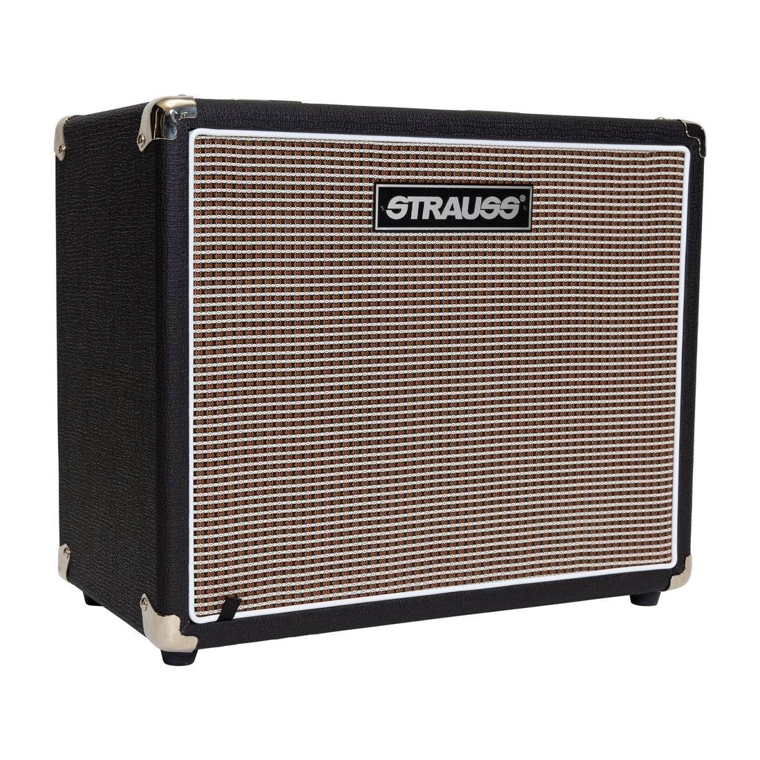 Strauss 1x10 30 Watt Open Back Speaker Cabinet Black