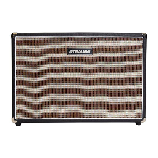 Strauss 2x12 100 Watt Open Back Speaker Cabinet Black