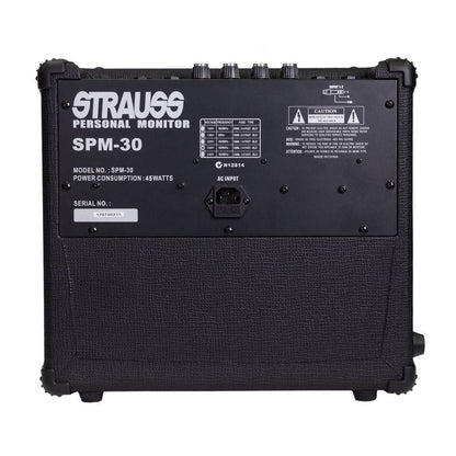 Strauss 30 Watt Multi-Purpose Full Range Personal Monitor Black