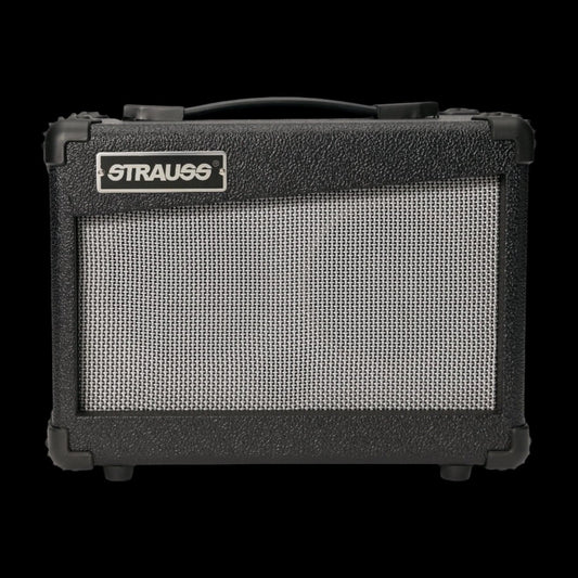 Strauss 'Legacy' 15 Watt Solid State Acoustic Guitar Practice Amplifier (Black) - GIG Guitars