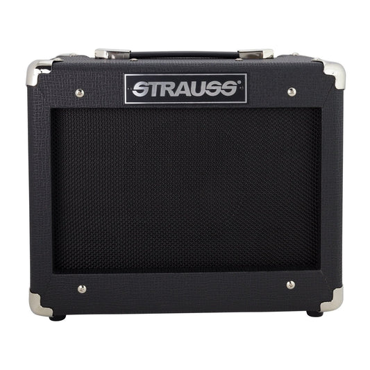 Strauss 'Legacy' 15 Watt Solid State Guitar Practice Amplifier (Black) - GIG Guitars