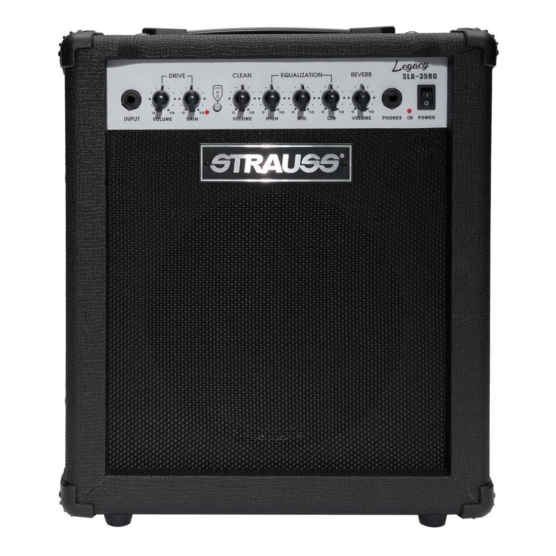 Strauss 'Legacy' 35 Watt Combo Solid State Guitar Amplifier Black