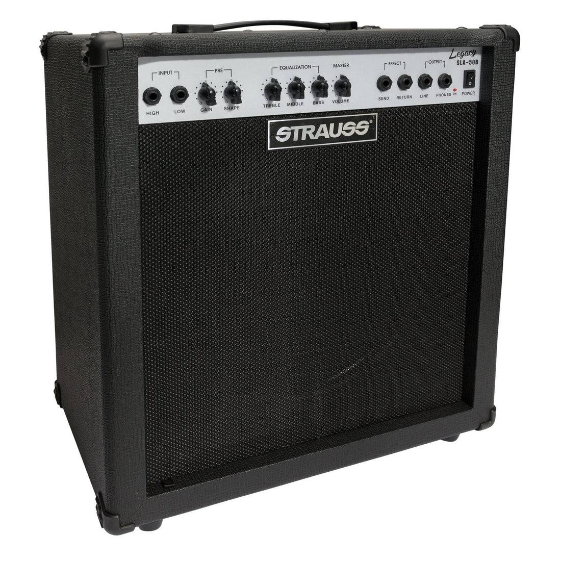 Strauss 'Legacy' 50 Watt Combo Solid State Bass Amplifier Black