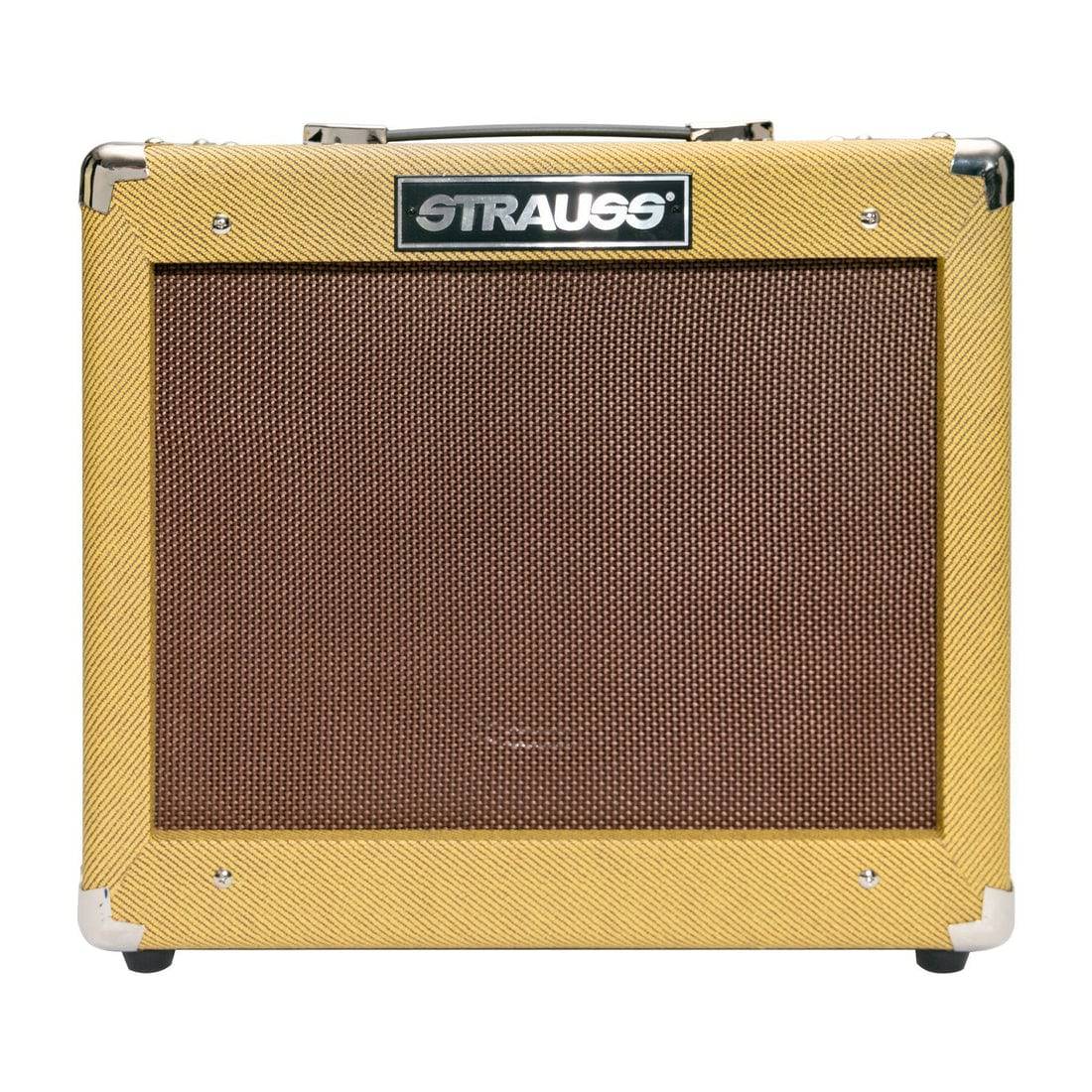 Strauss 'Legacy Vintage' 35 Watt Combo Solid State Bass Amplifier Tweed