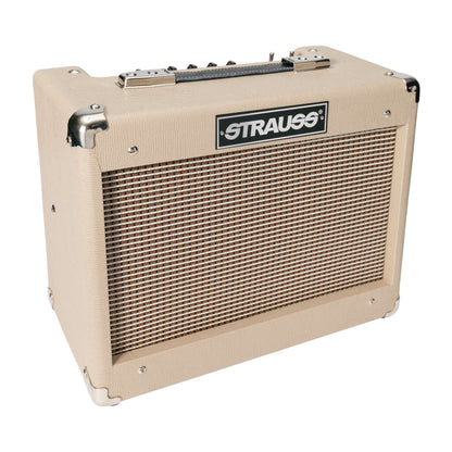 Strauss SVT-10 10 Watt Combo Valve Amplifier (Cream) - GIG Guitars