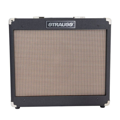 Strauss SVT-15R 15 Watt Combo Valve Amplifier with Reverb Black