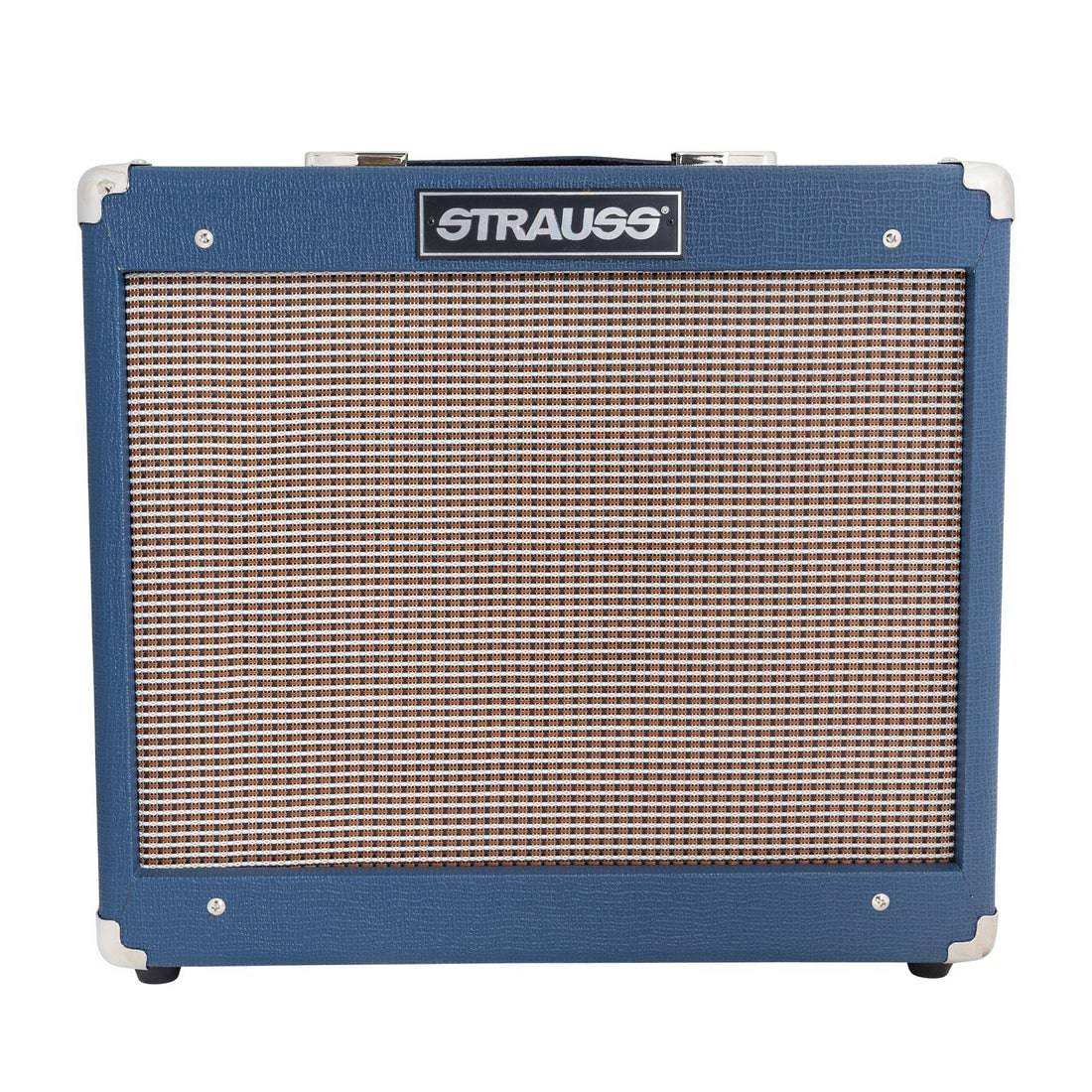 Strauss SVT-15R 15 Watt Combo Valve Amplifier with Reverb Blue