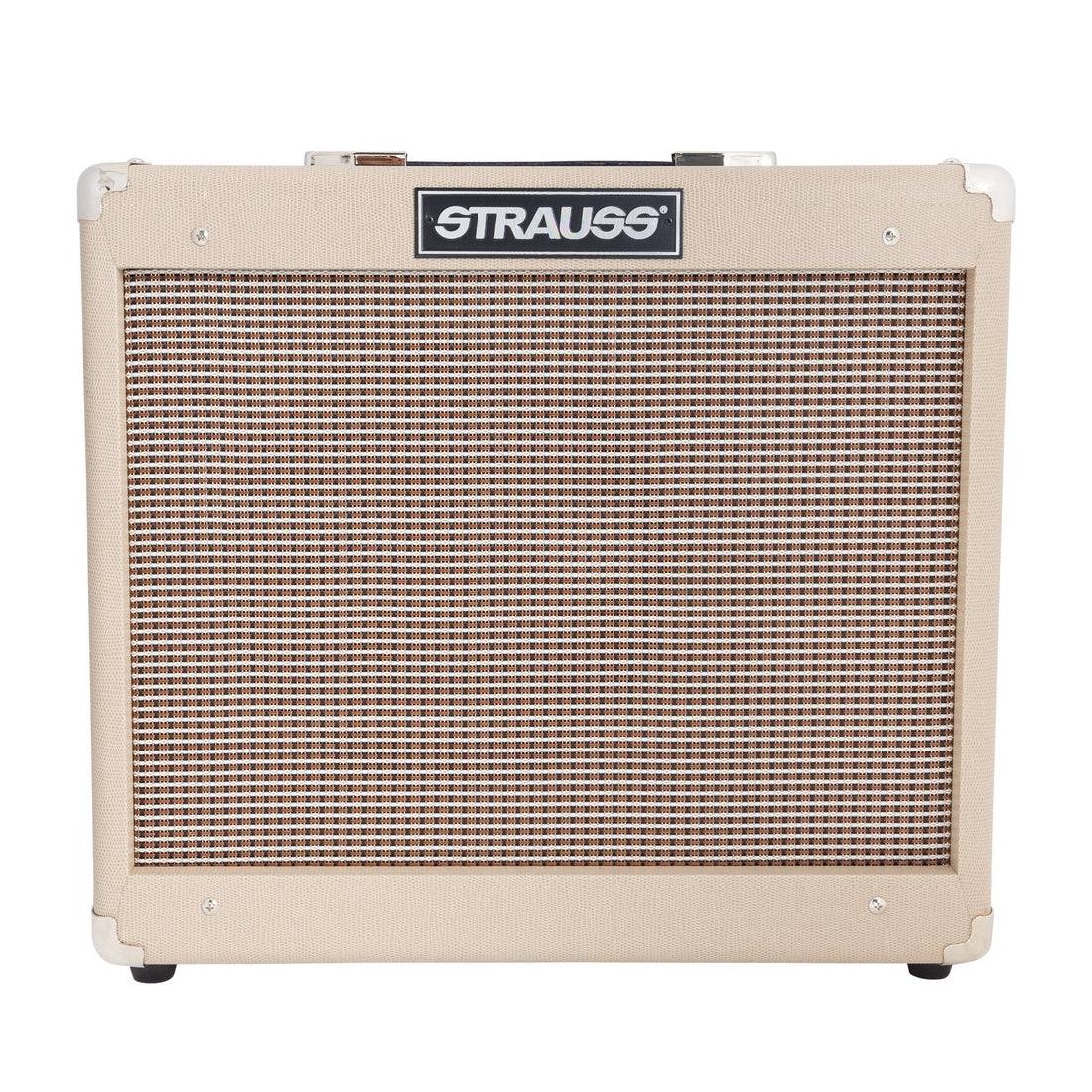 Strauss SVT-15R 15 Watt Combo Valve Amplifier with Reverb Cream