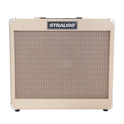 Strauss SVT-15R 15 Watt Combo Valve Amplifier with Reverb Cream