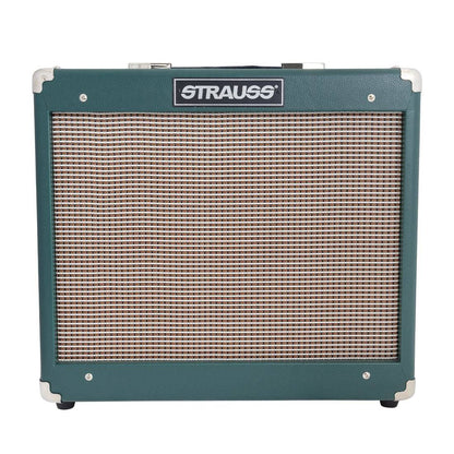 Strauss SVT-15R 15 Watt Combo Valve Amplifier with Reverb Green