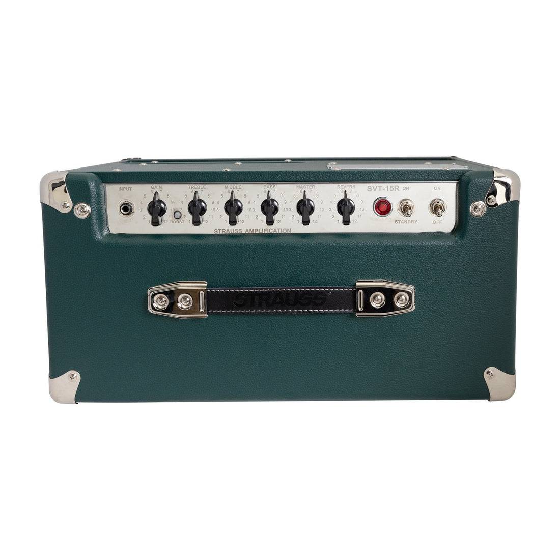 Strauss SVT-15R 15 Watt Combo Valve Amplifier with Reverb Green