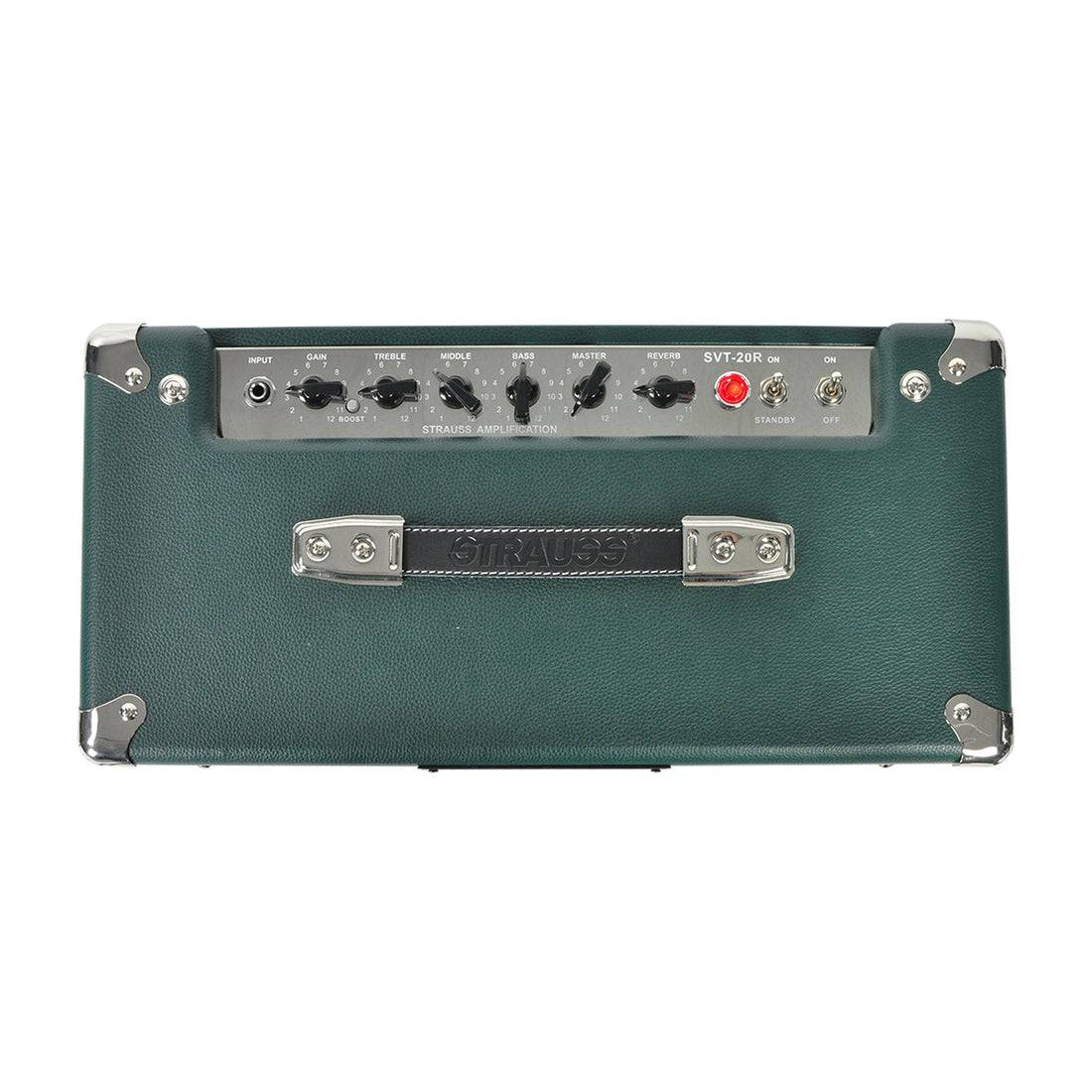 Strauss SVT-20R 20 Watt Combo Valve Amplifier with Reverb Green