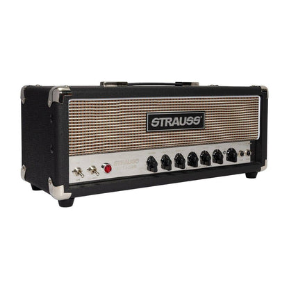 Strauss SVT-H50R 50 Watt Valve Amplifier Head with Reverb Black