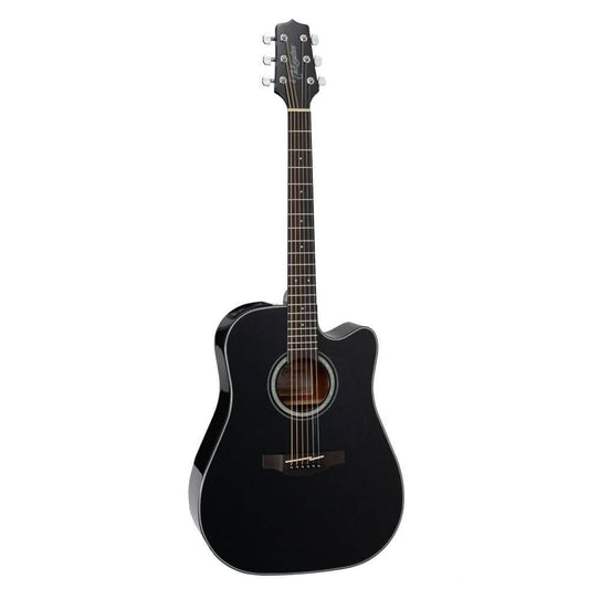 Takamine G30 Series Dreadnought AC/EL Guitar with Cutaway in Black Gloss Finish - GIG Guitars